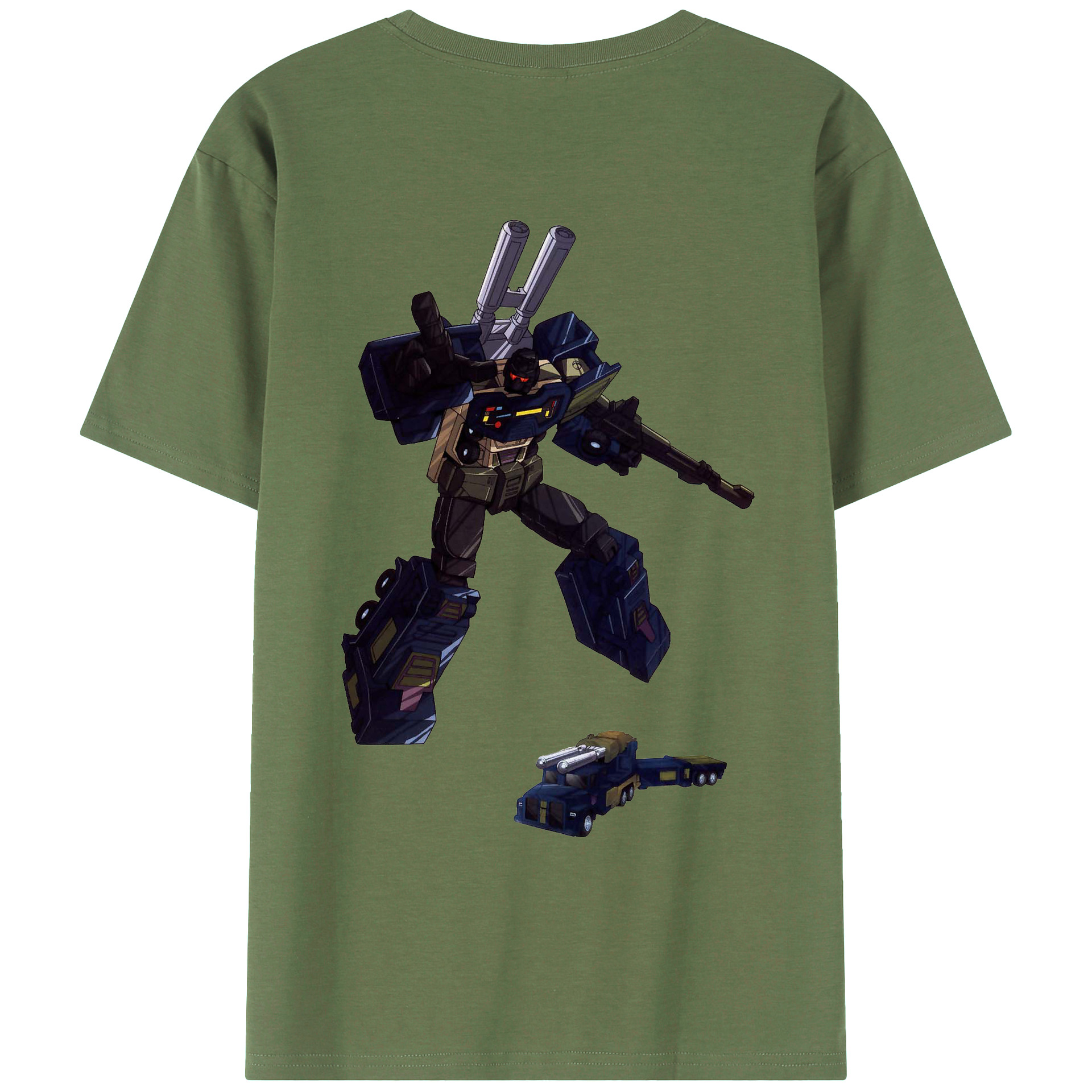 （画像用）  綿100％ メンズ半袖Tシャツ（バックプリント） 通気性